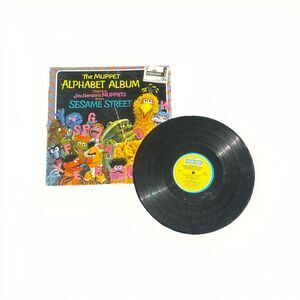 Vintage Sesame Street Muppet Alphabet Album 1971 LP Children's Gatefold Record